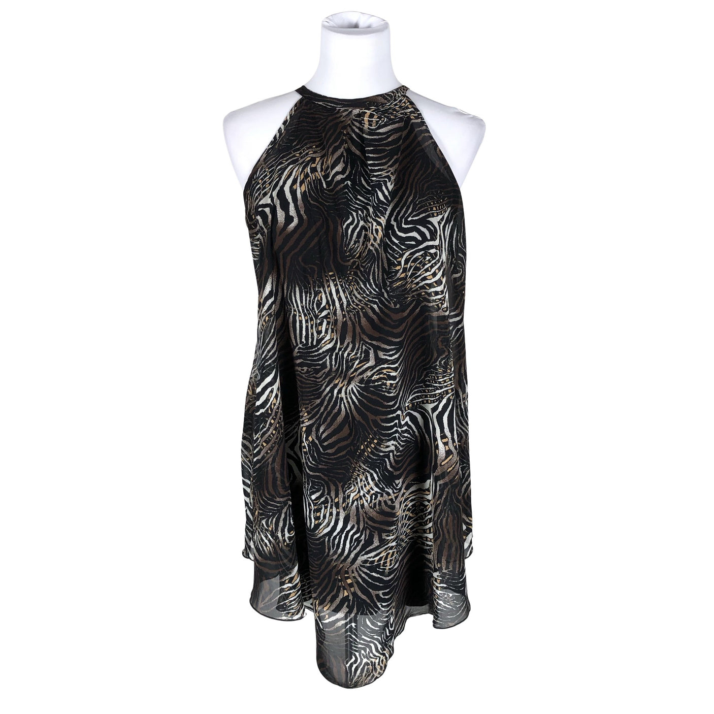 Unisex Lascana - Schiffon tunic, size 38 - Brown (1)