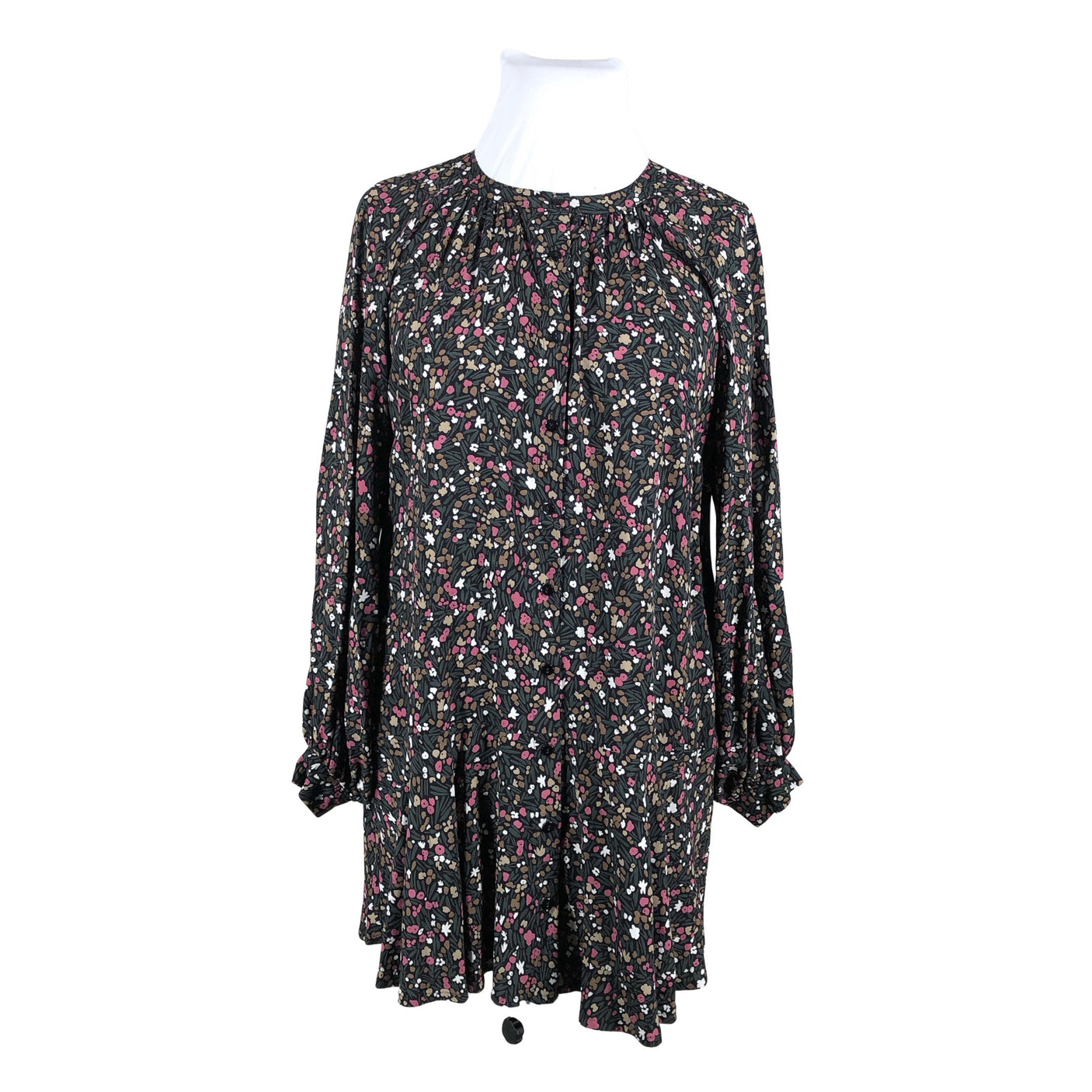 Unisex Nanso - Schiffon dress, size 42 - Black (1)