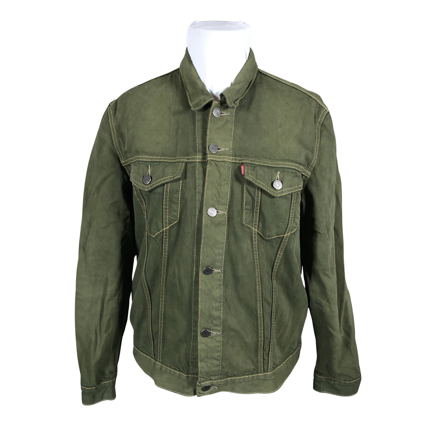 Unisex Levi's - Denim jacket, size 42 - Green (1)
