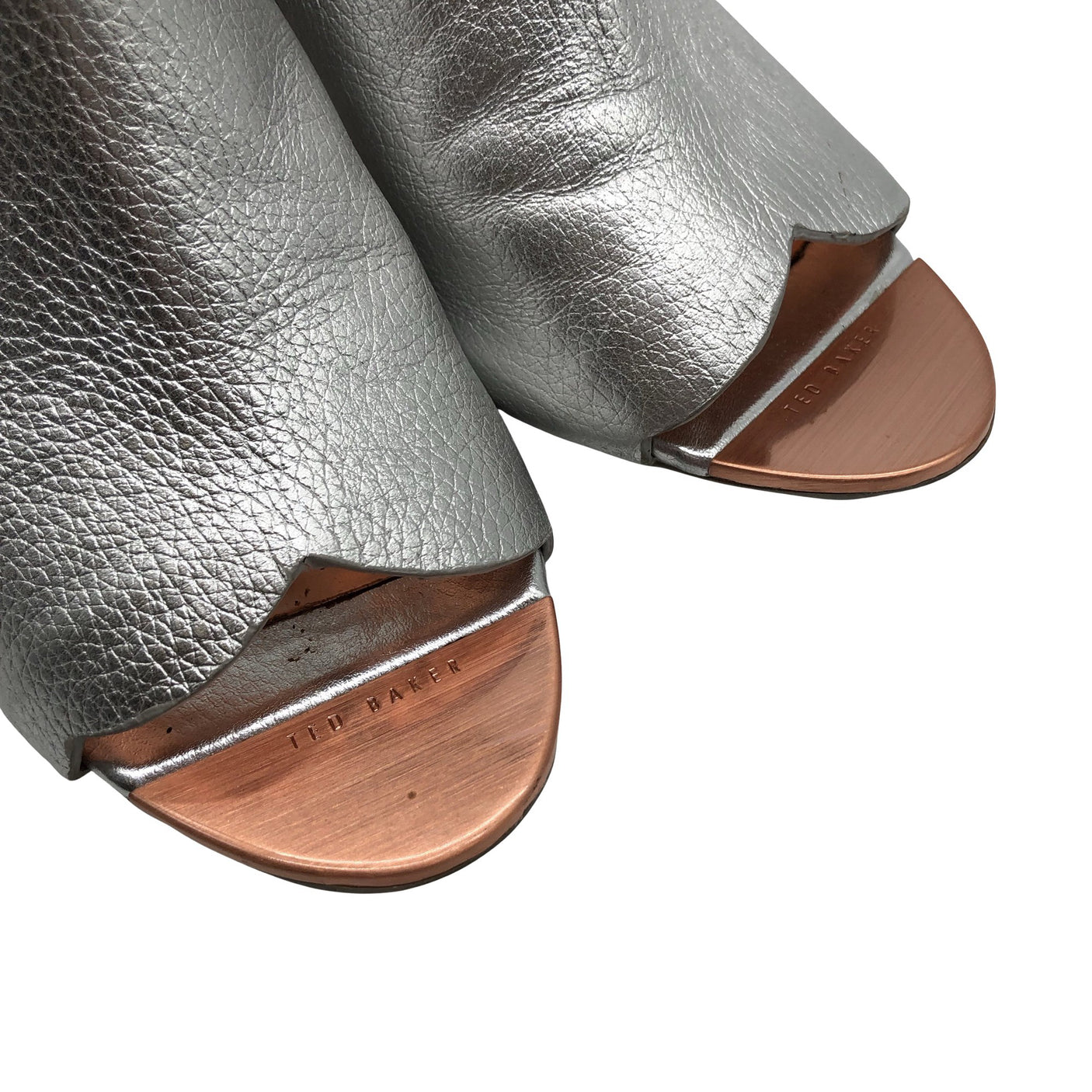 Unisex Ted Baker - Heeled sandals, size 37 - Silver (2)