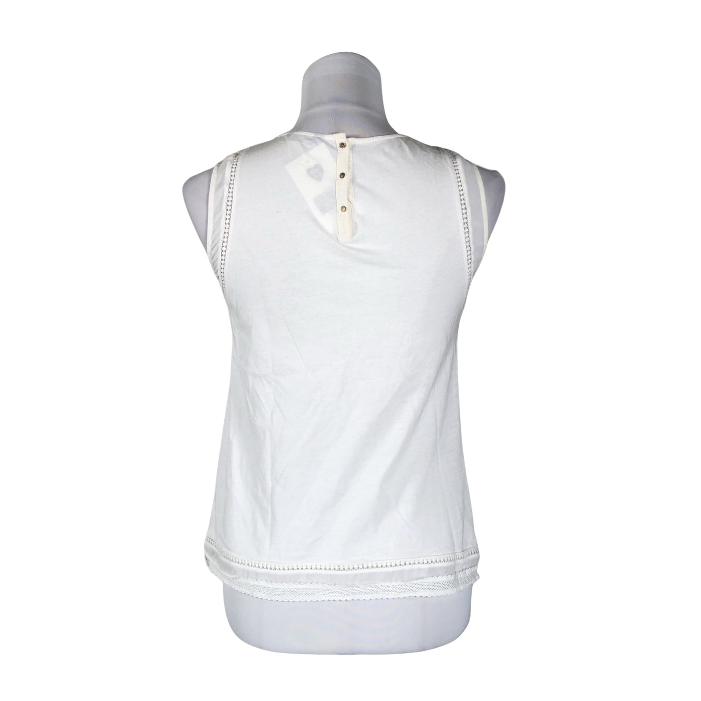 Unisex Massimo Dutti - Top, size 36 - Natural white (2)