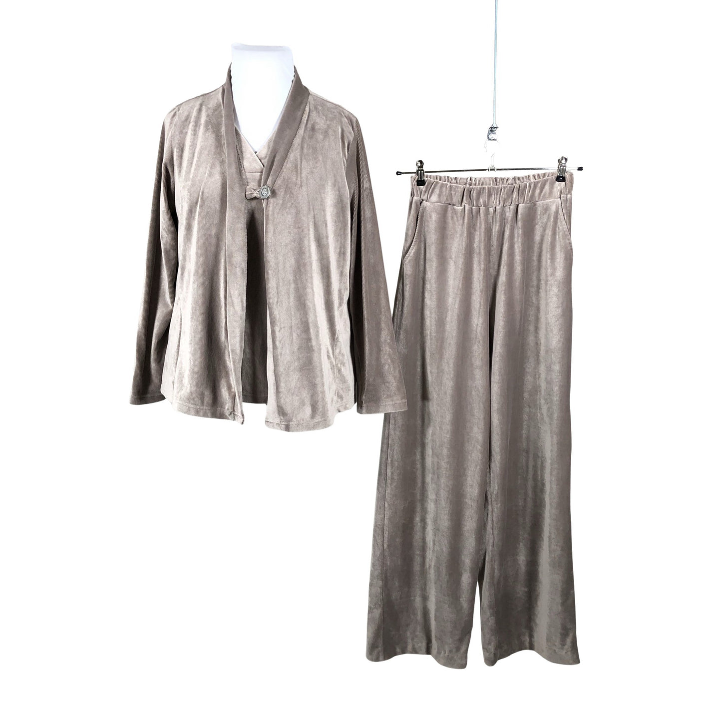Unisex Pastunette - Sweatshirt and pants set, size 44 - Beige (1)