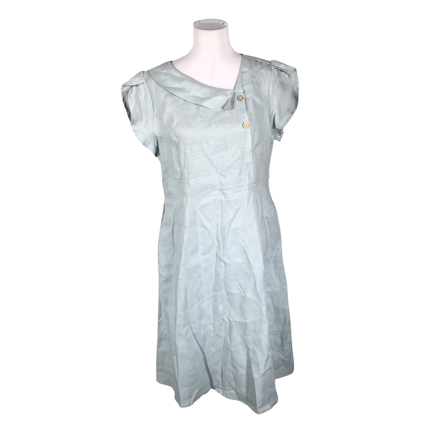 Unisex LINTICO - Schiffon dress, size 40 - Light blue (1)
