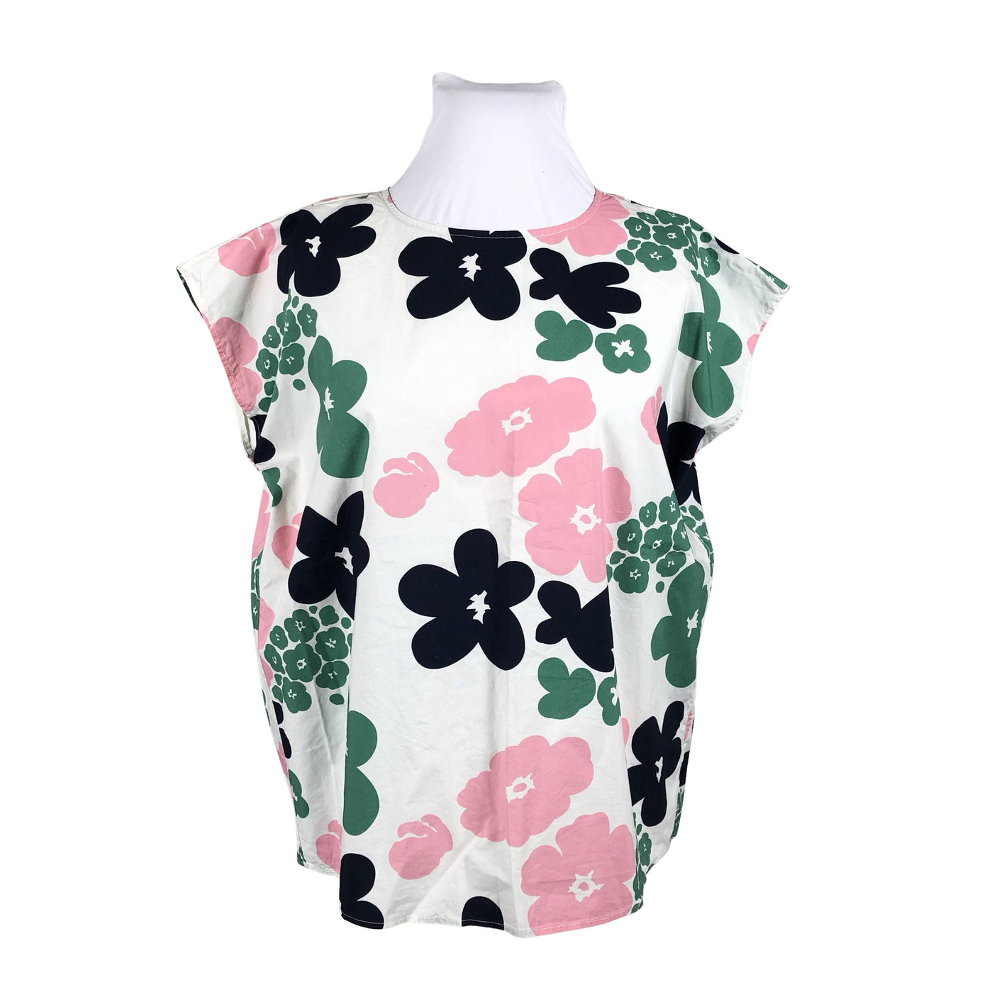Unisex Marimekko - Short-sleeved blouse, size 46 - Light pink (1)