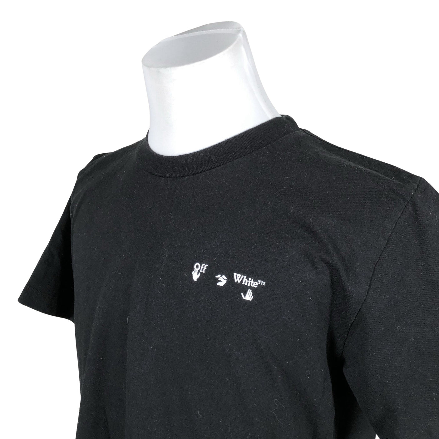 Unisex Off-White - T-shirt, size L - Black (3)