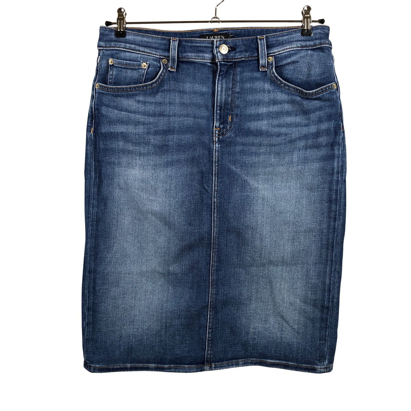 Unisex Lauren Ralph Lauren - Denim skirt, size 42 - Blue (1)