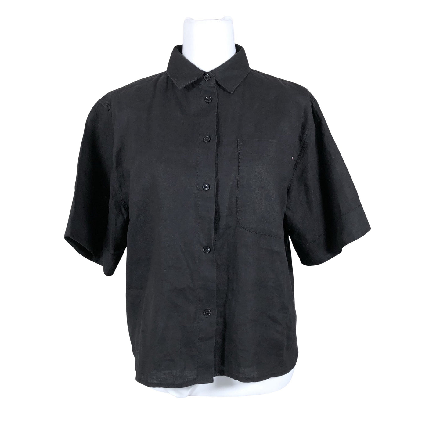 Unisex Tommy Hilfiger - Short-sleeved blouse, size 40 - Black (1)