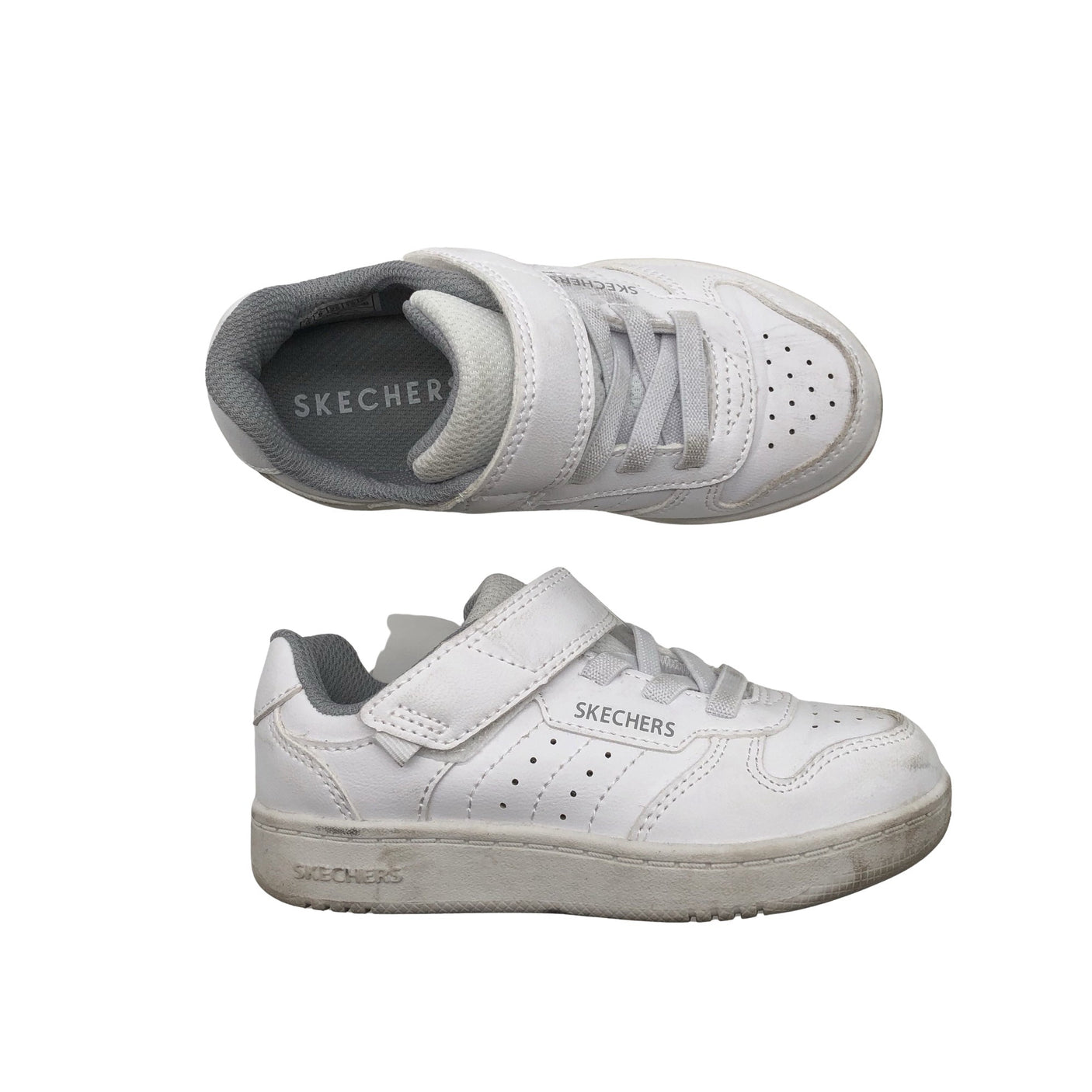 Unisex Skechers - Casual sneakers, size 25 - White (1)