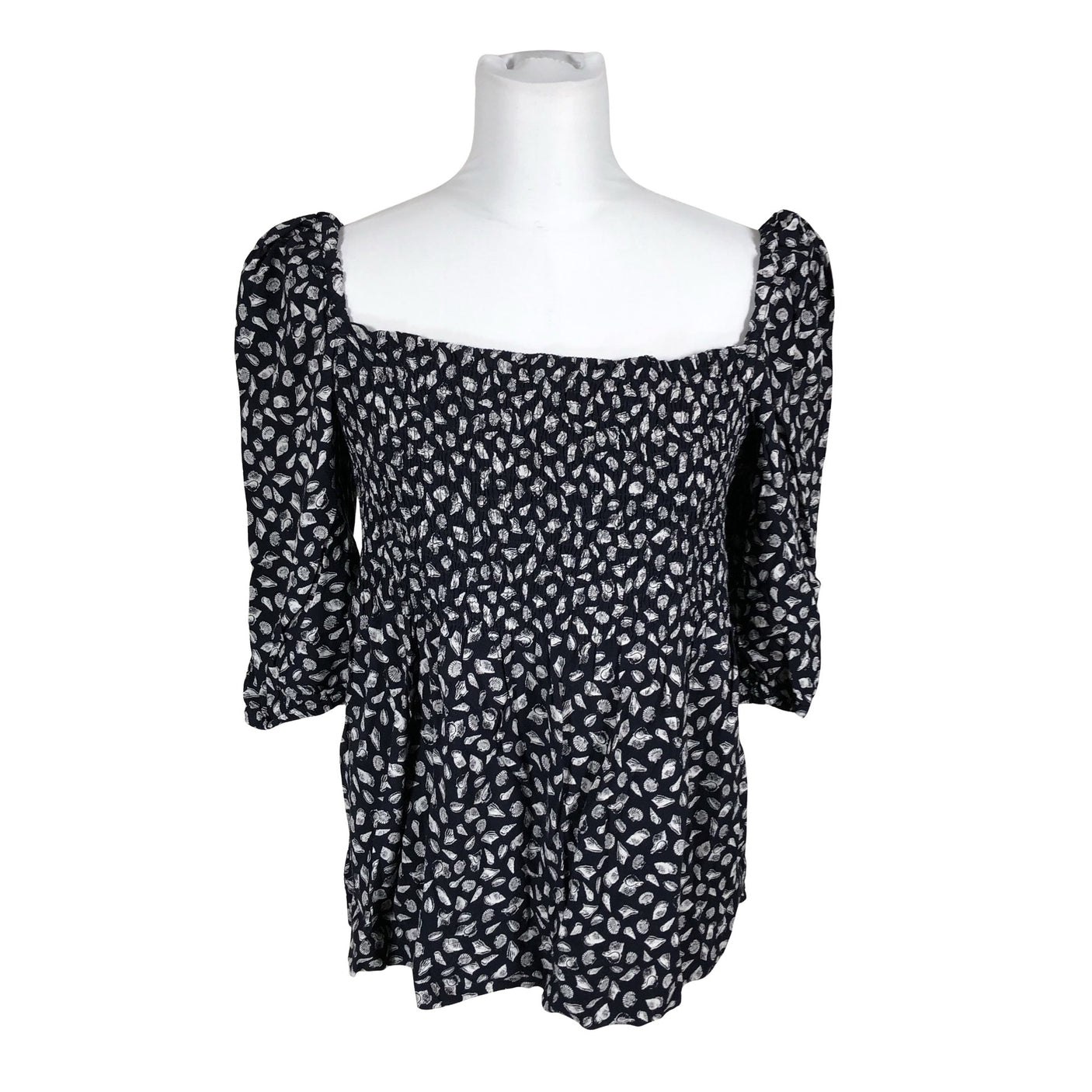 Unisex Gant - Short-sleeved blouse, size 40 - Blue (1)
