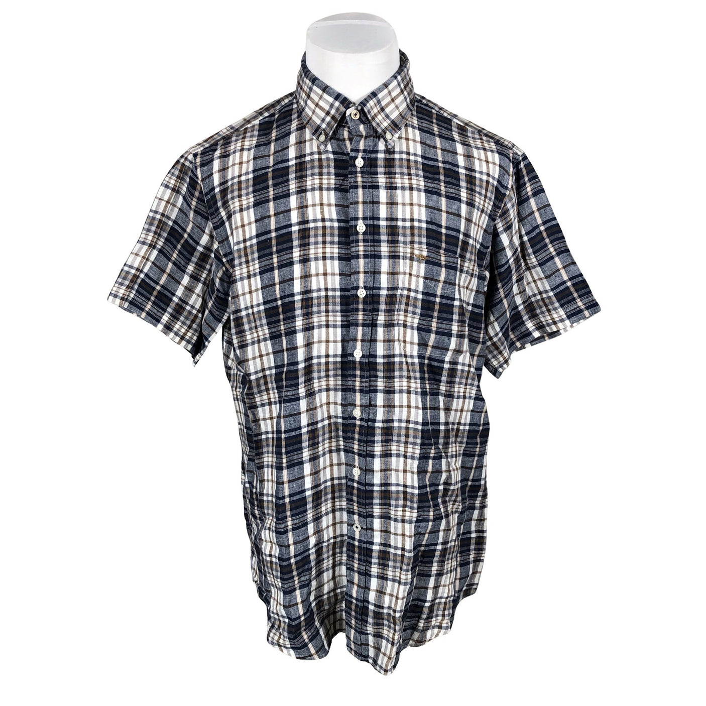 Unisex Fynch-Hatton - Collared shirt, size XL - Blue (1)