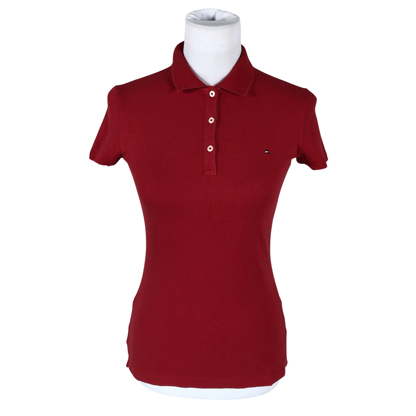 Unisex Tommy Hilfiger - Polo shirt, size 34 - Red (1)