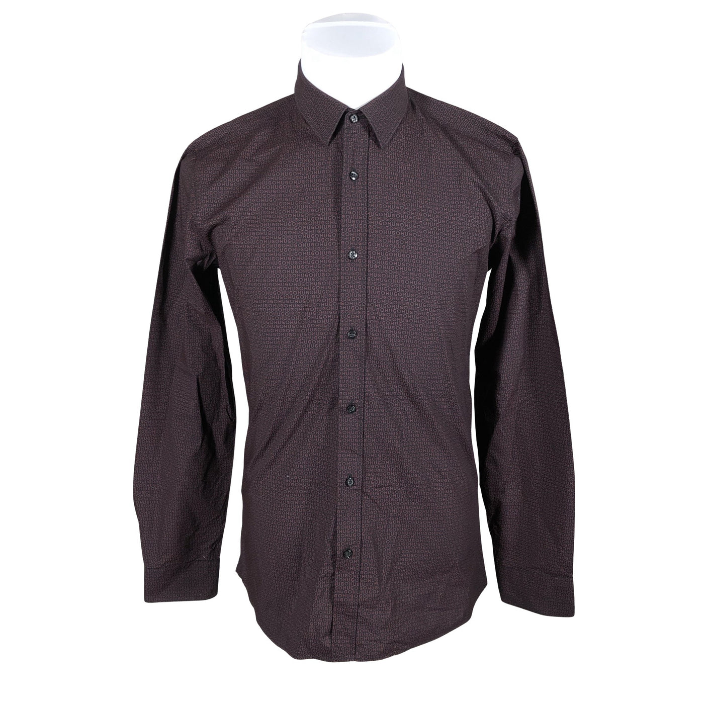 Unisex Hugo Boss - Collared shirt, size M - Black (1)