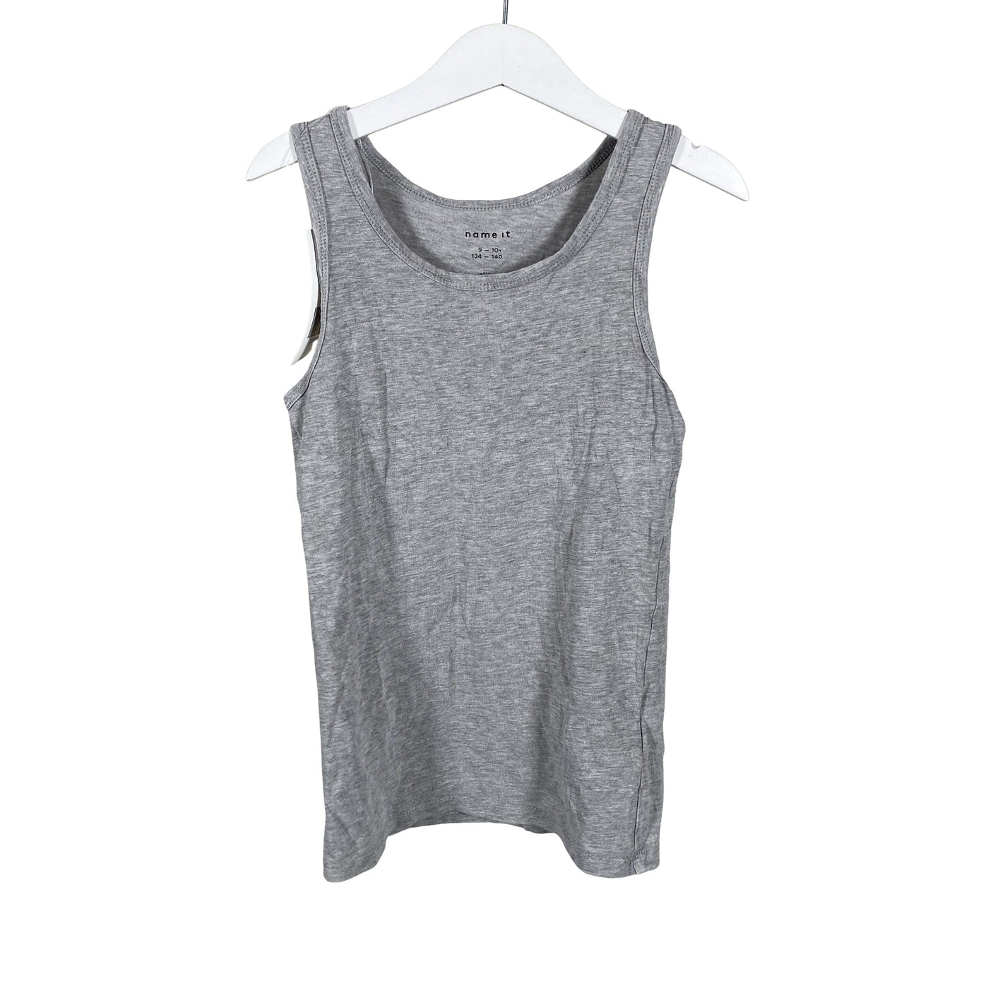 Unisex Name It - Tricot tank top, size 134 - 140 - Gray (1)