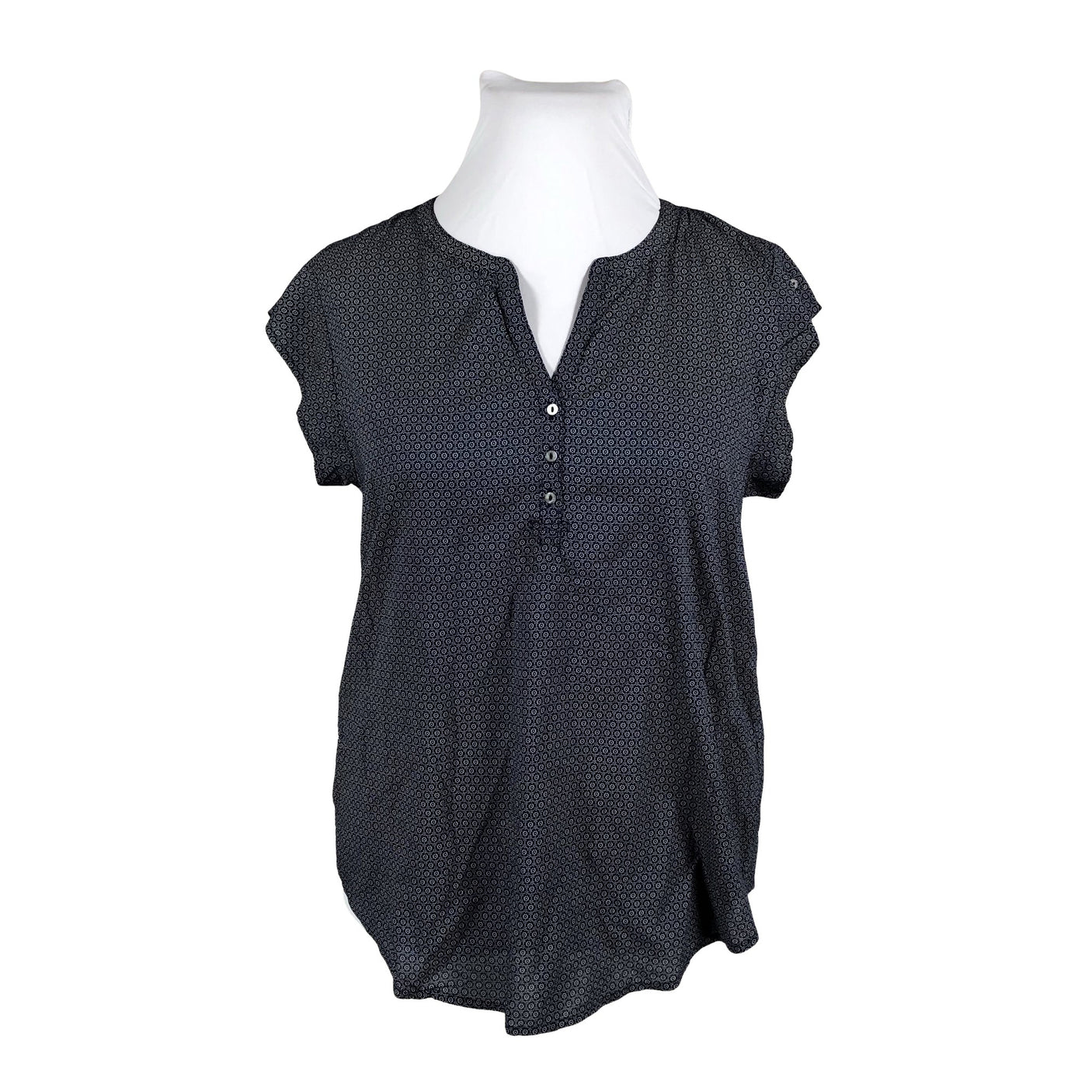 Unisex Esprit - Short-sleeved blouse, size 42 - Blue (1)