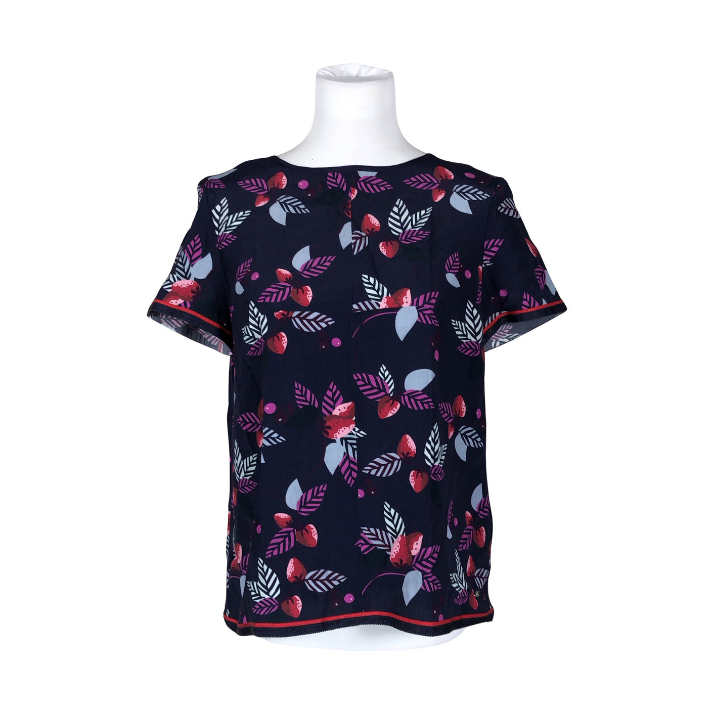 Unisex Tommy Hilfiger - Short-sleeved blouse, size 38 - Blue (1)