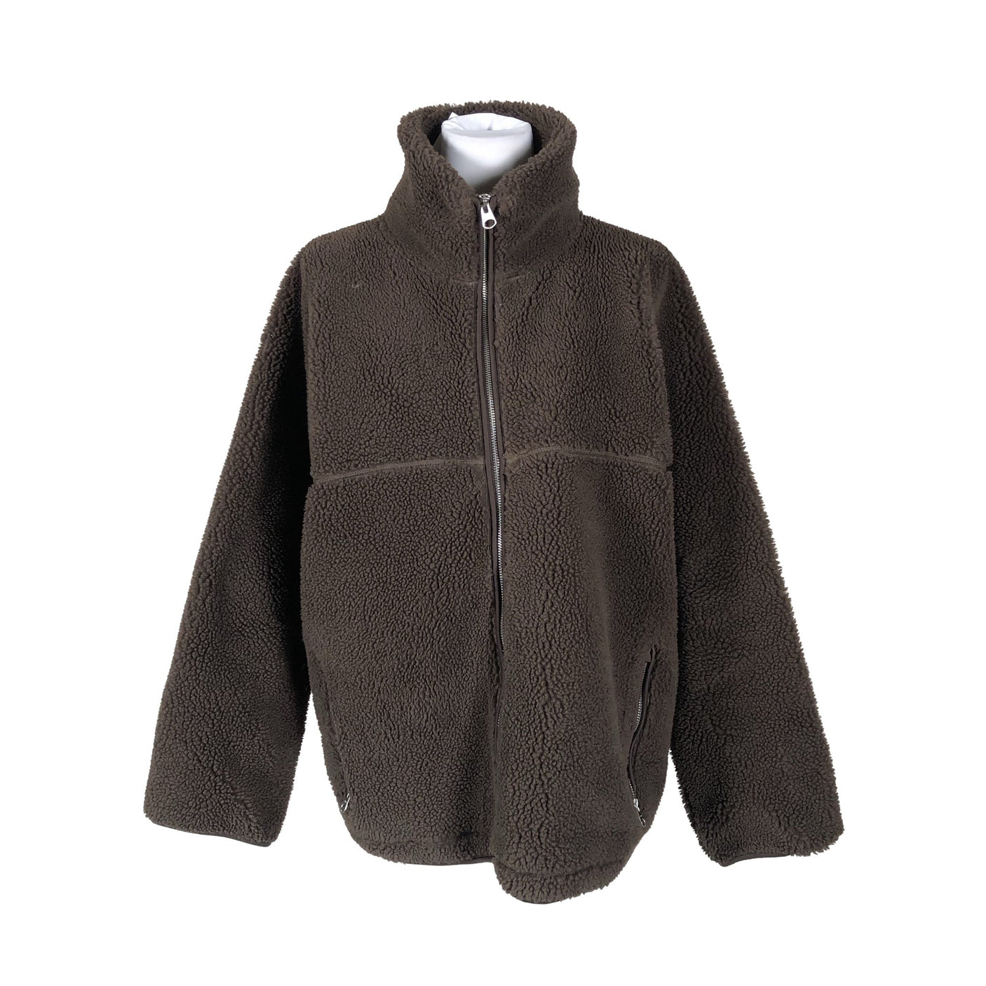Unisex Arket - Fleece jacket, size 40 - Brown (1)