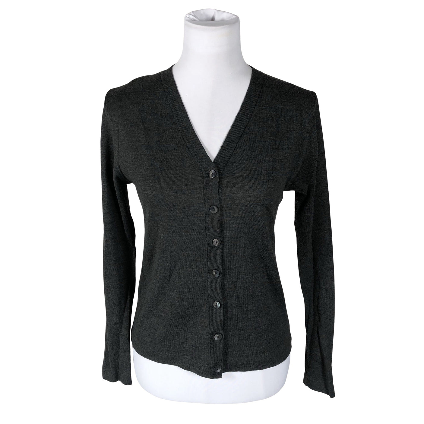 Unisex Benetton - Cardigan, size 38 - Gray (1)