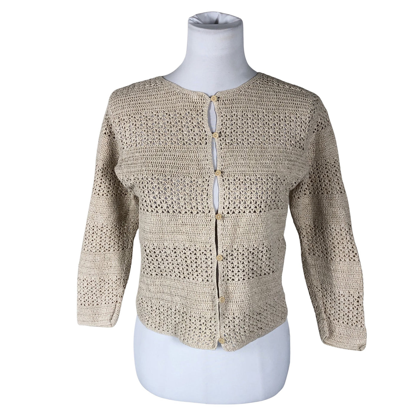 Unisex Eddie Bauer - Cardigan, size 36 - Beige (1)