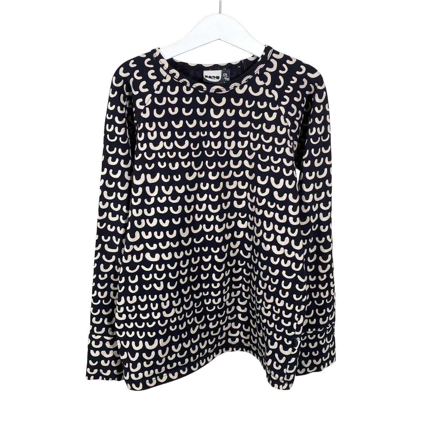 Unisex Papu - Tricot shirt, size 134 - 140 - Black (1)