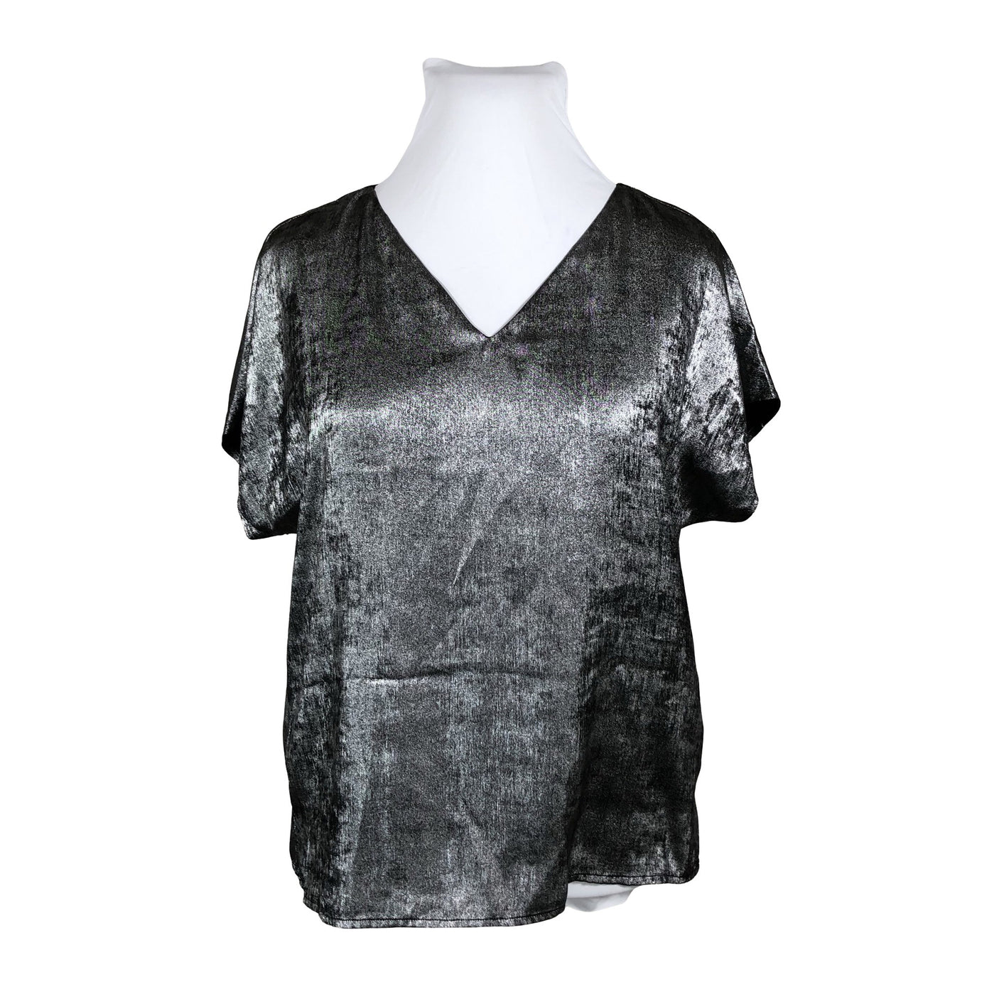 Unisex Esprit - Short-sleeved blouse, size 42 - Silver (1)