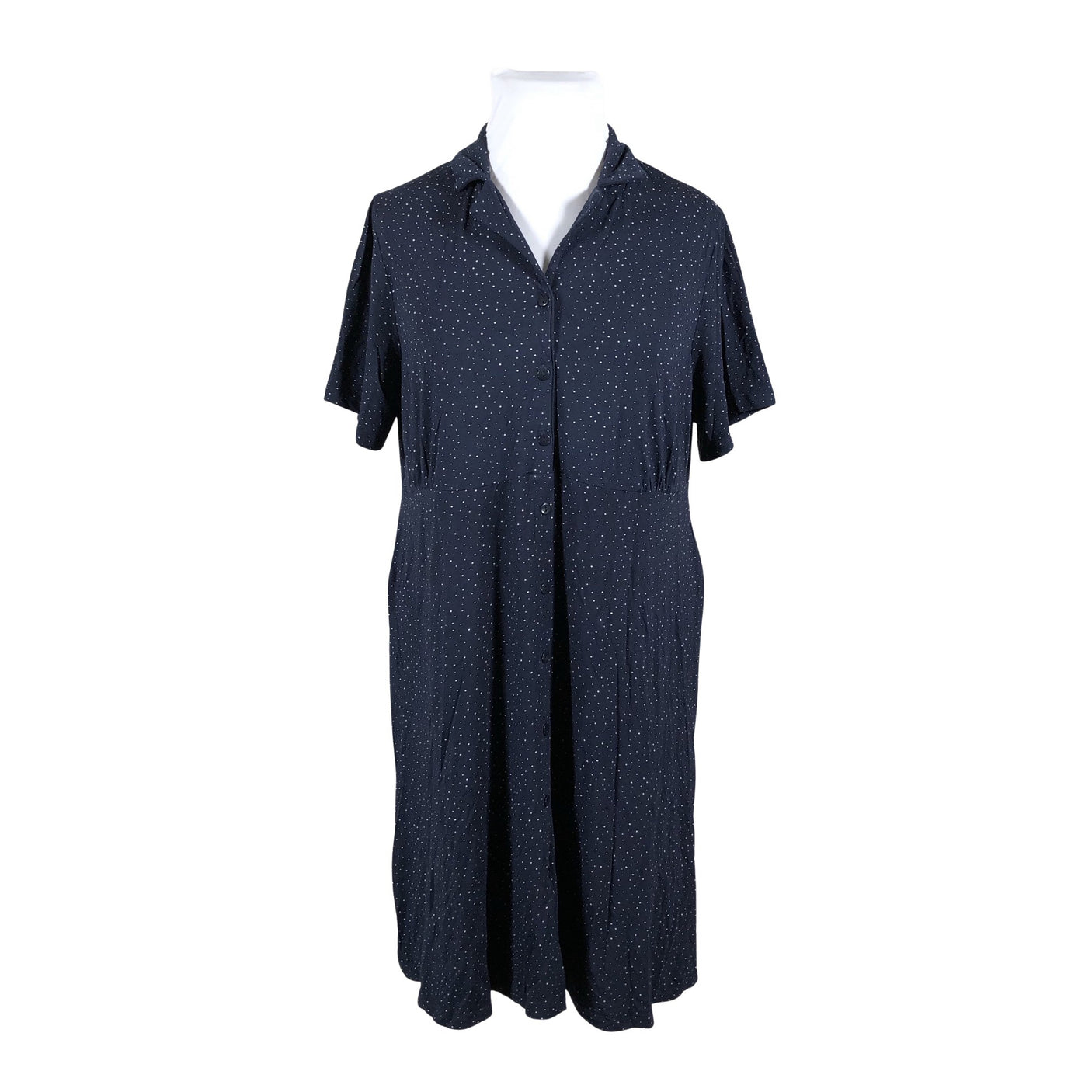 Unisex Zizzi - Tricot dress, size 46 - Blue (1)
