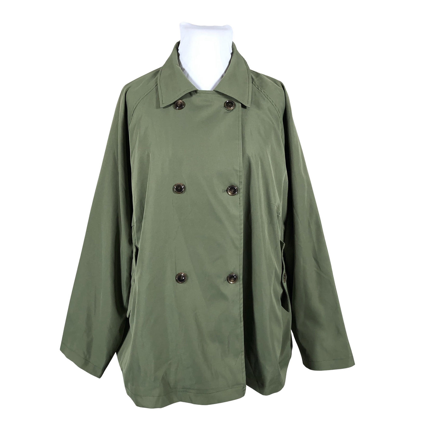 Unisex Zizzi - Trench coat, size 42 - Green (1)