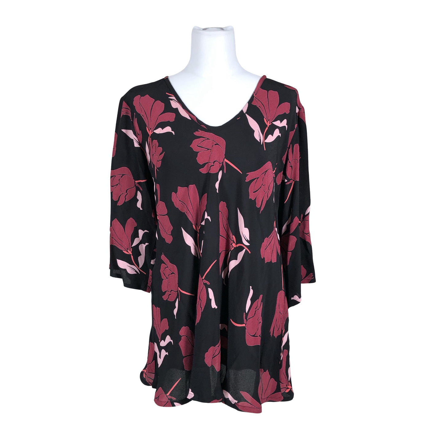 Unisex The Masai - Schiffon tunic, size 40 - Black (1)