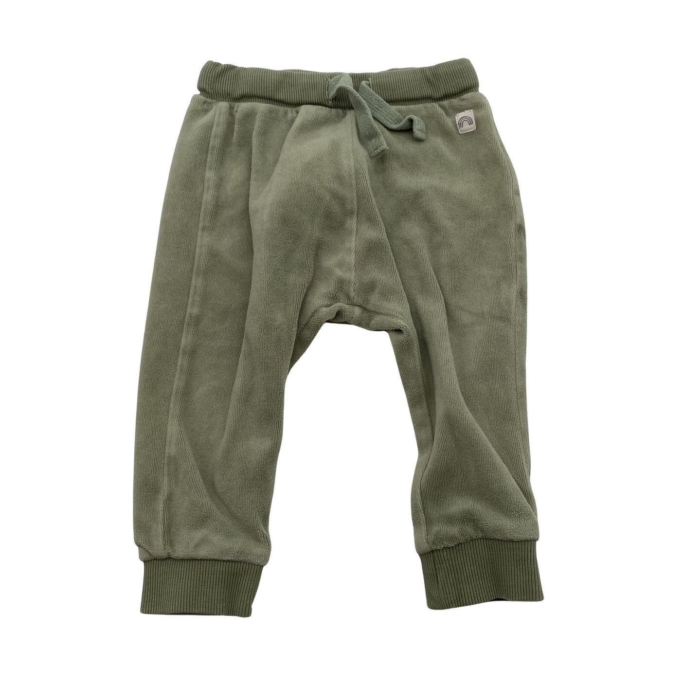 Unisex Lindex - Tricot pants, size 74 - 80 - Green (1)