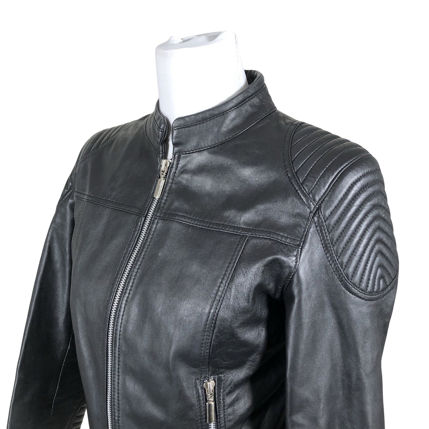 Unisex Andiata - Leather jacket, size 38 - Black (3)