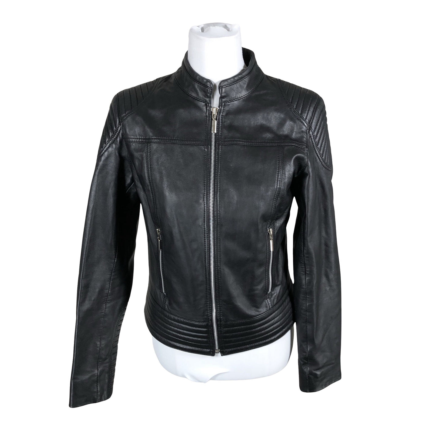 Unisex Andiata - Leather jacket, size 38 - Black (1)