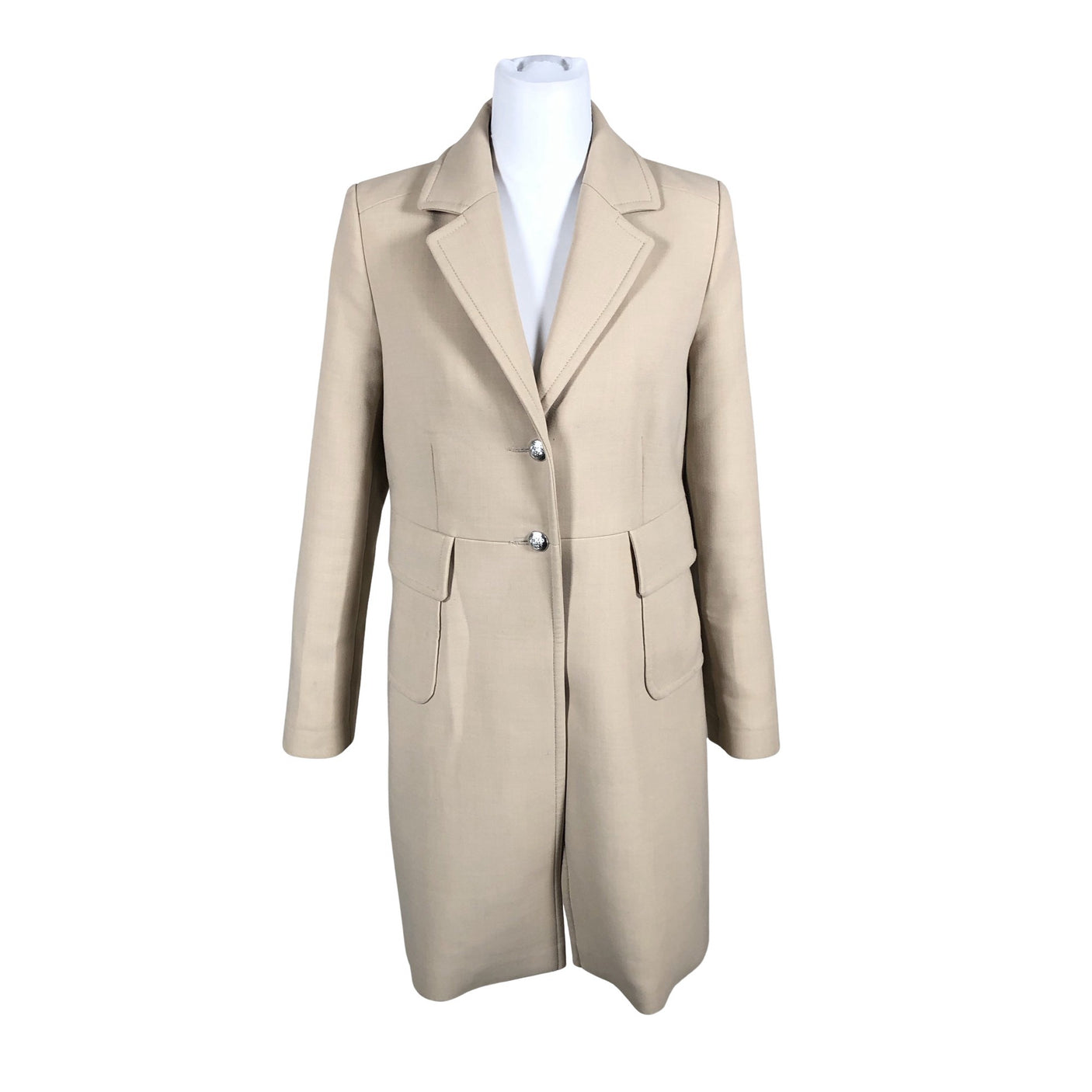 Unisex Andiata - Wool coat, size 38 - Beige (1)