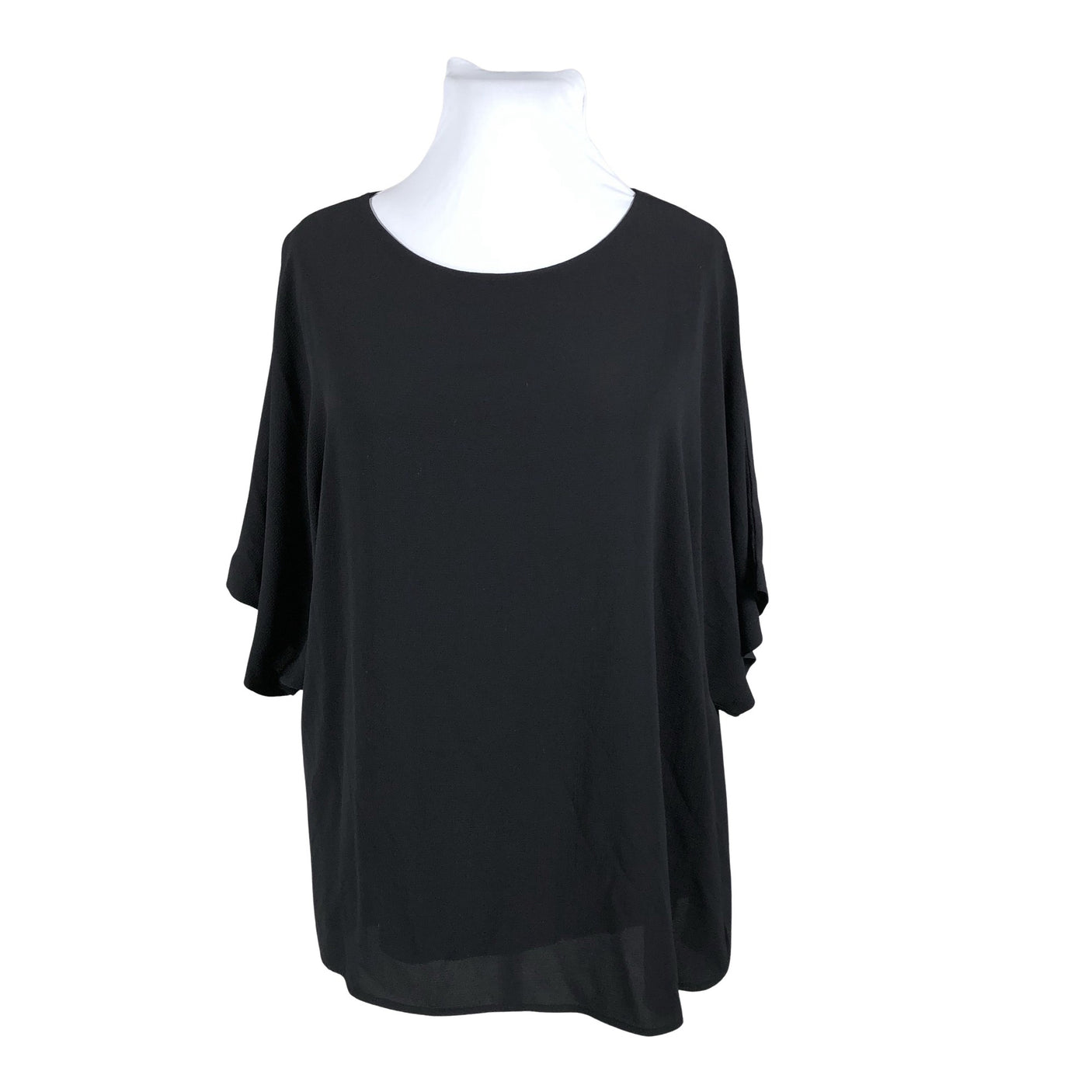 Unisex Zizzi - Short-sleeved blouse, size 46 - Black (1)