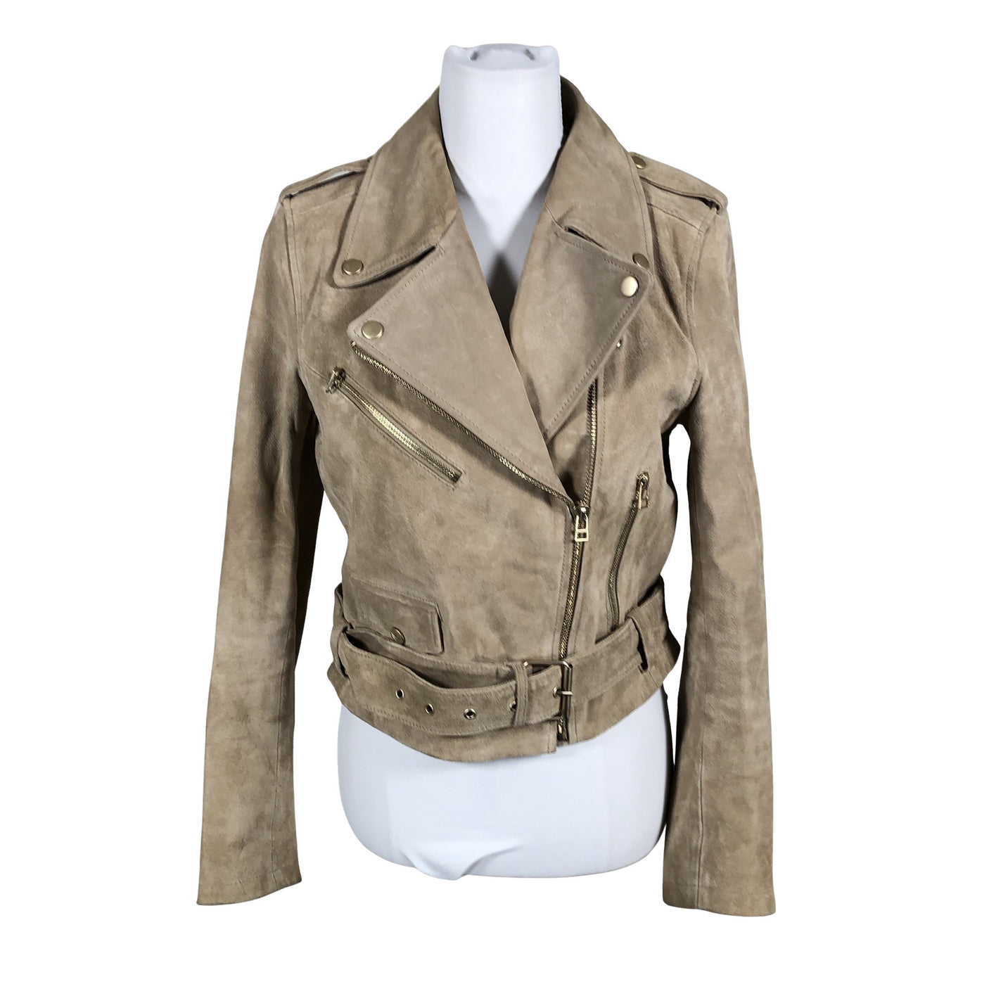 Unisex Goosecraft - Leather jacket, size 40 - Beige (1)