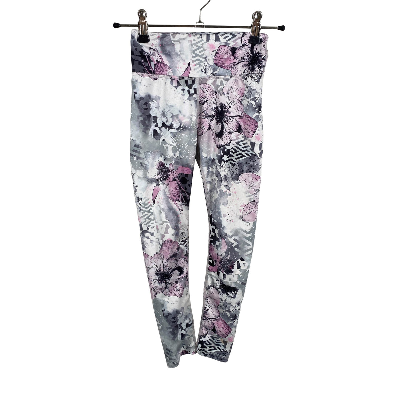 Unisex Soc - Sports tights, size 122 - 128 - Light pink (1)