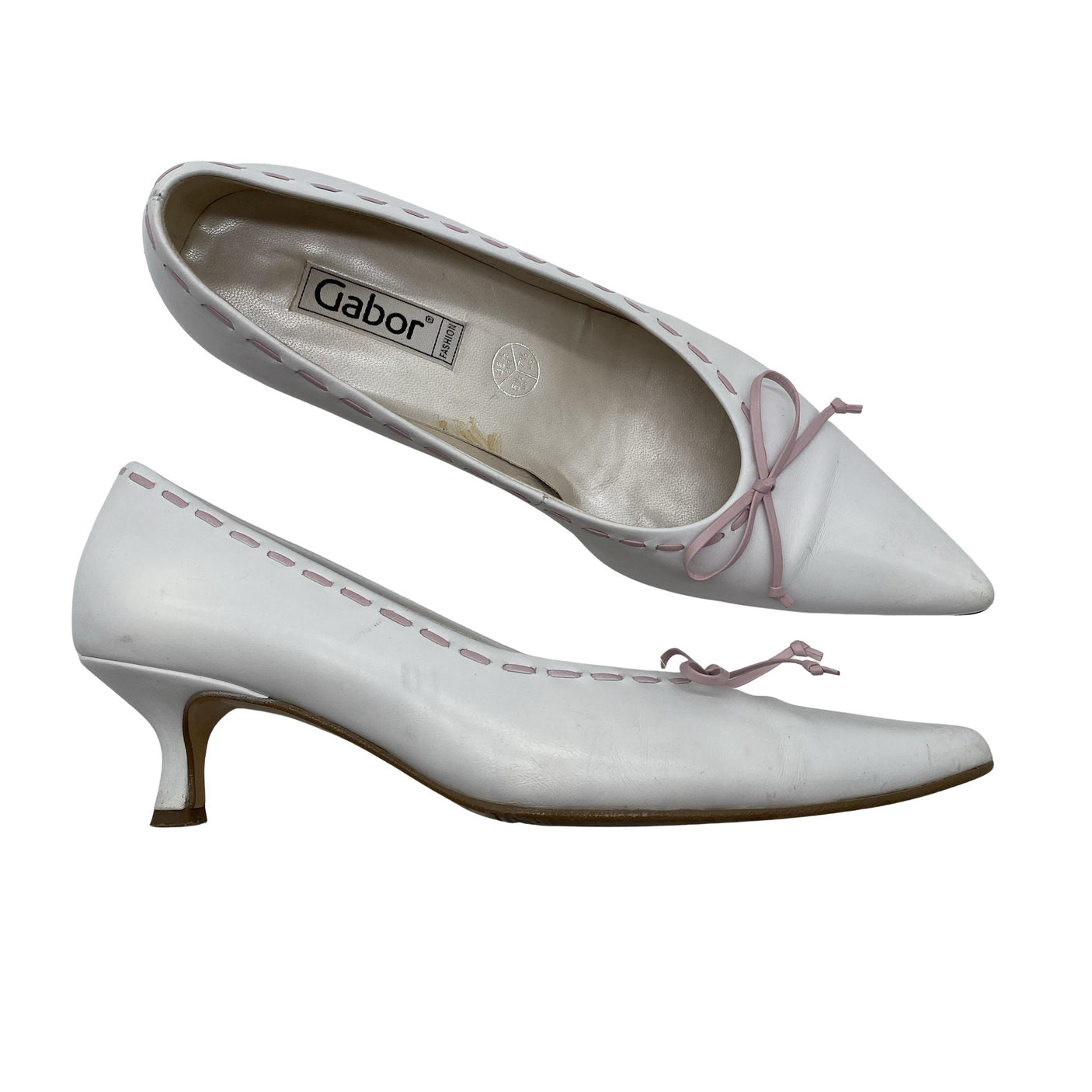 Unisex Gabor - High heels, size 38 - White (1)
