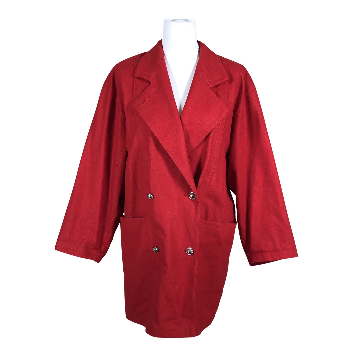 Unisex Master-Coat - Wool coat, size 38 - Red (1)
