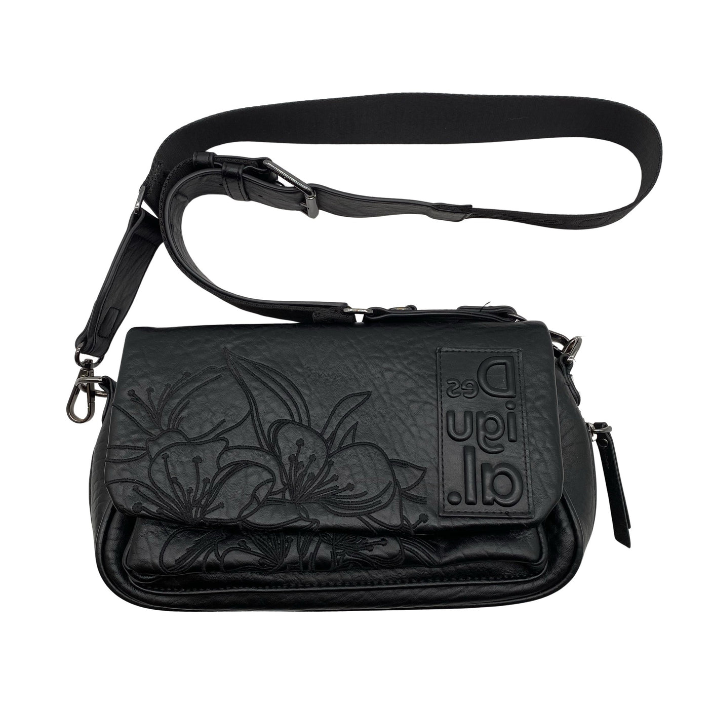 Unisex Desigual - Shoulder bag, size Midi - Black (1)