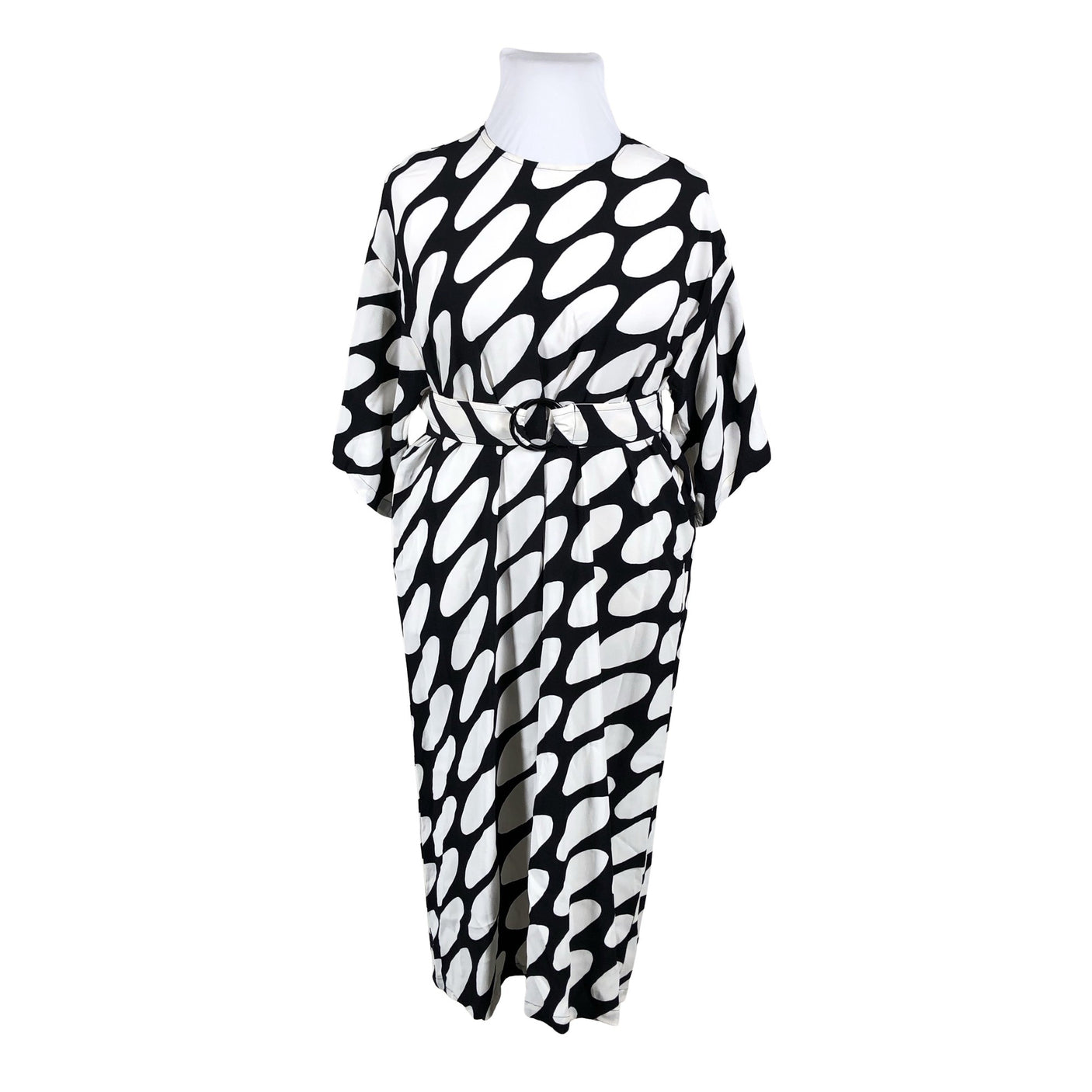 Unisex Marimekko - Schiffon dress, size 42 - Black (1)