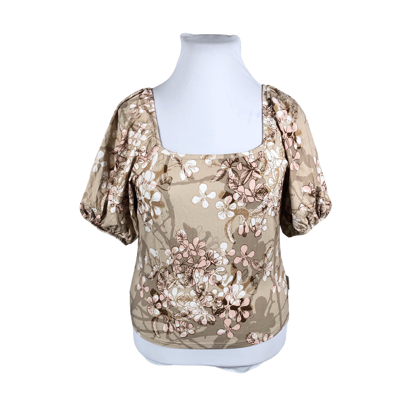 Unisex Versonpuoti - Short-sleeved blouse, size 42 - Brown (1)