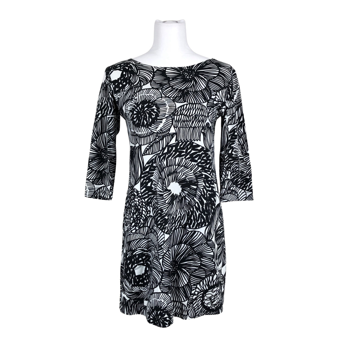 Unisex Marimekko - Tricot tunic, size 36 - White (1)