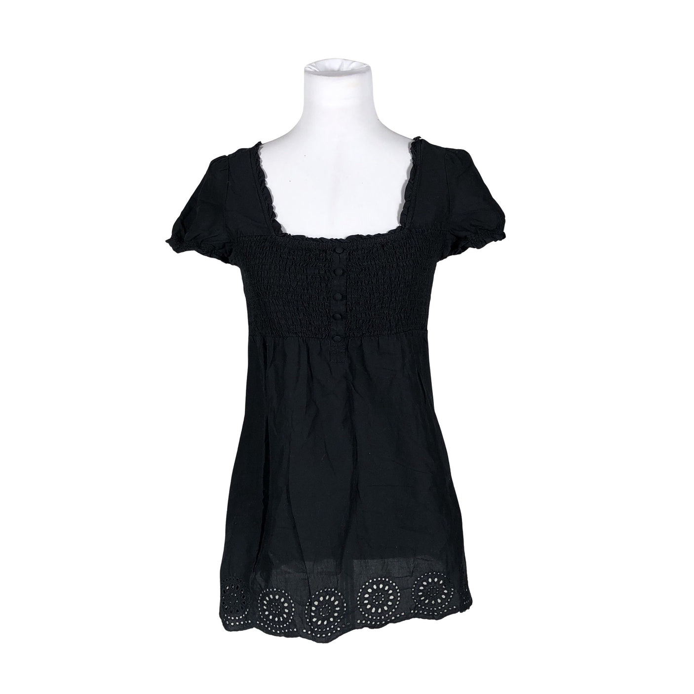 Unisex Esprit - Short-sleeved blouse, size 36 - Black (1)