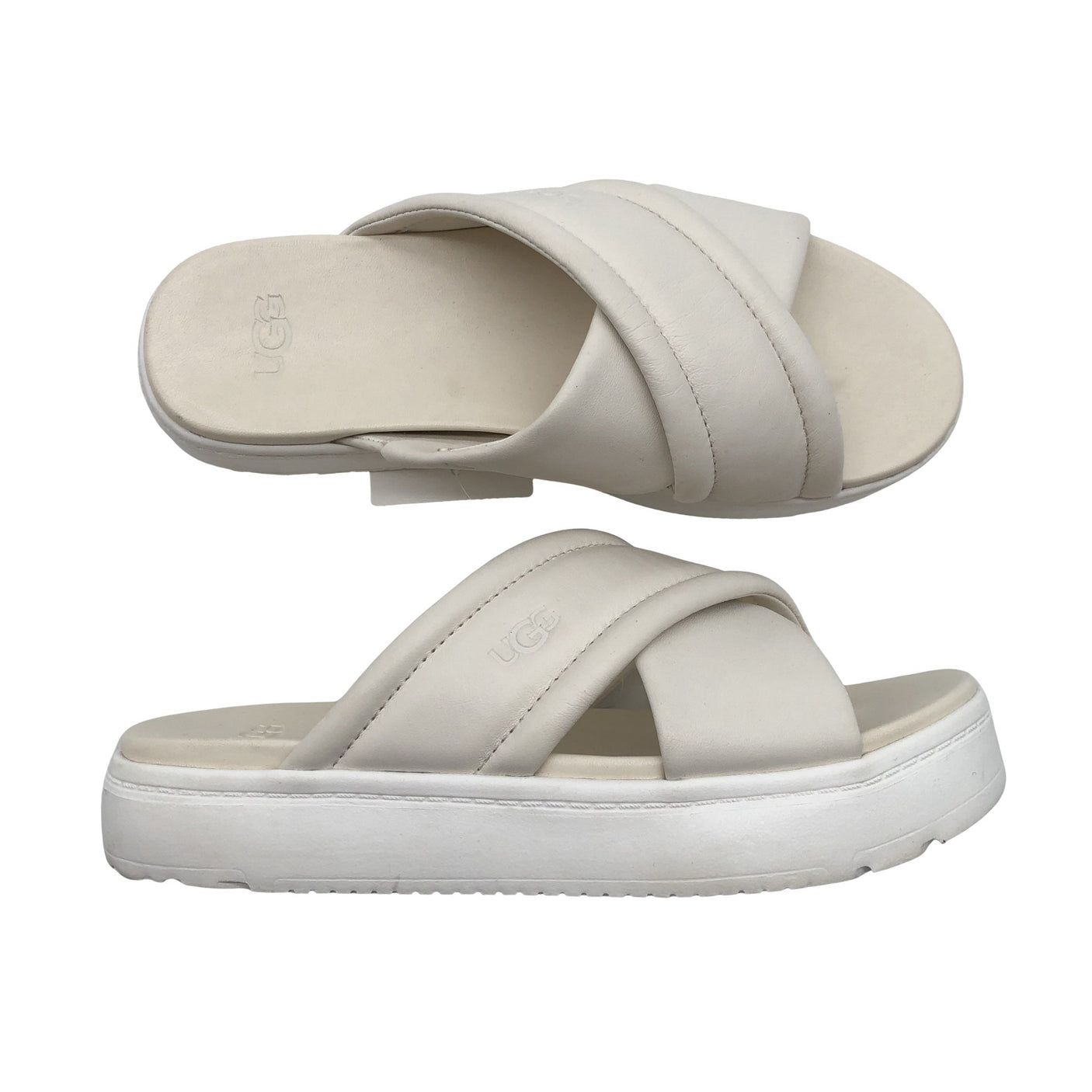 Unisex Ugg - Sandals, size Ei kokoa - White (1)
