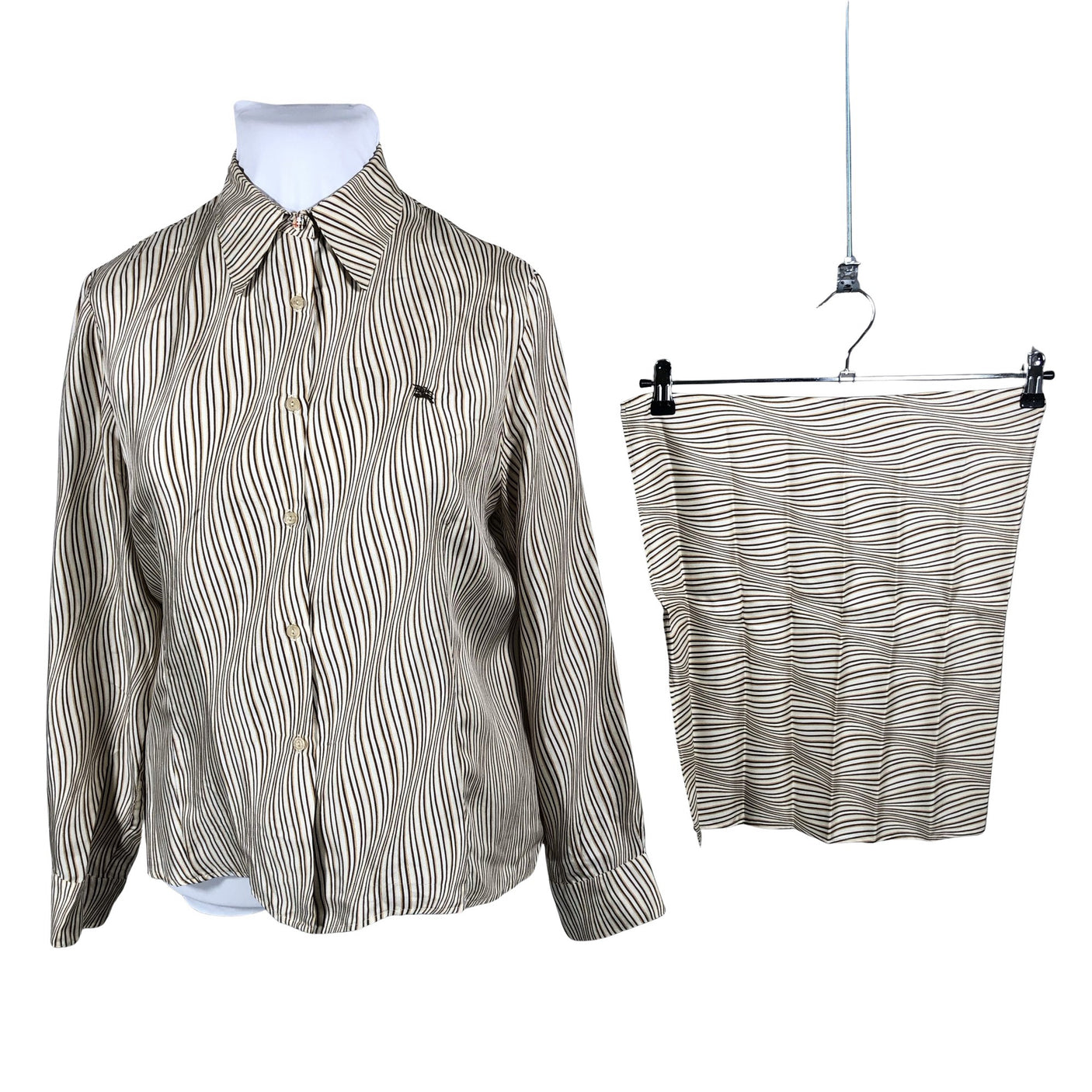Unisex Burberry - Blouse, size 48 - Beige (1)