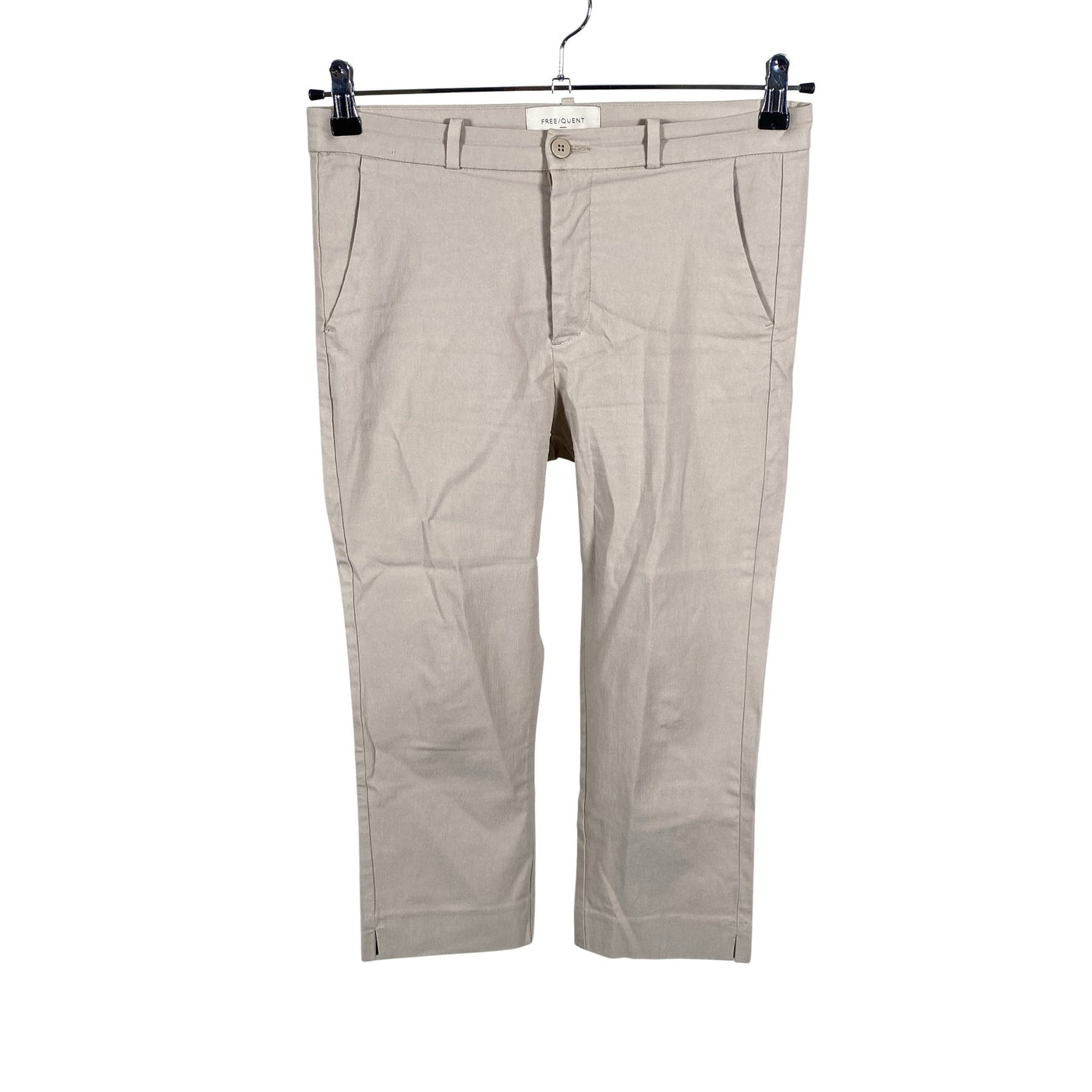 Unisex Free Quent - Capri pants, size 36 - Beige (1)