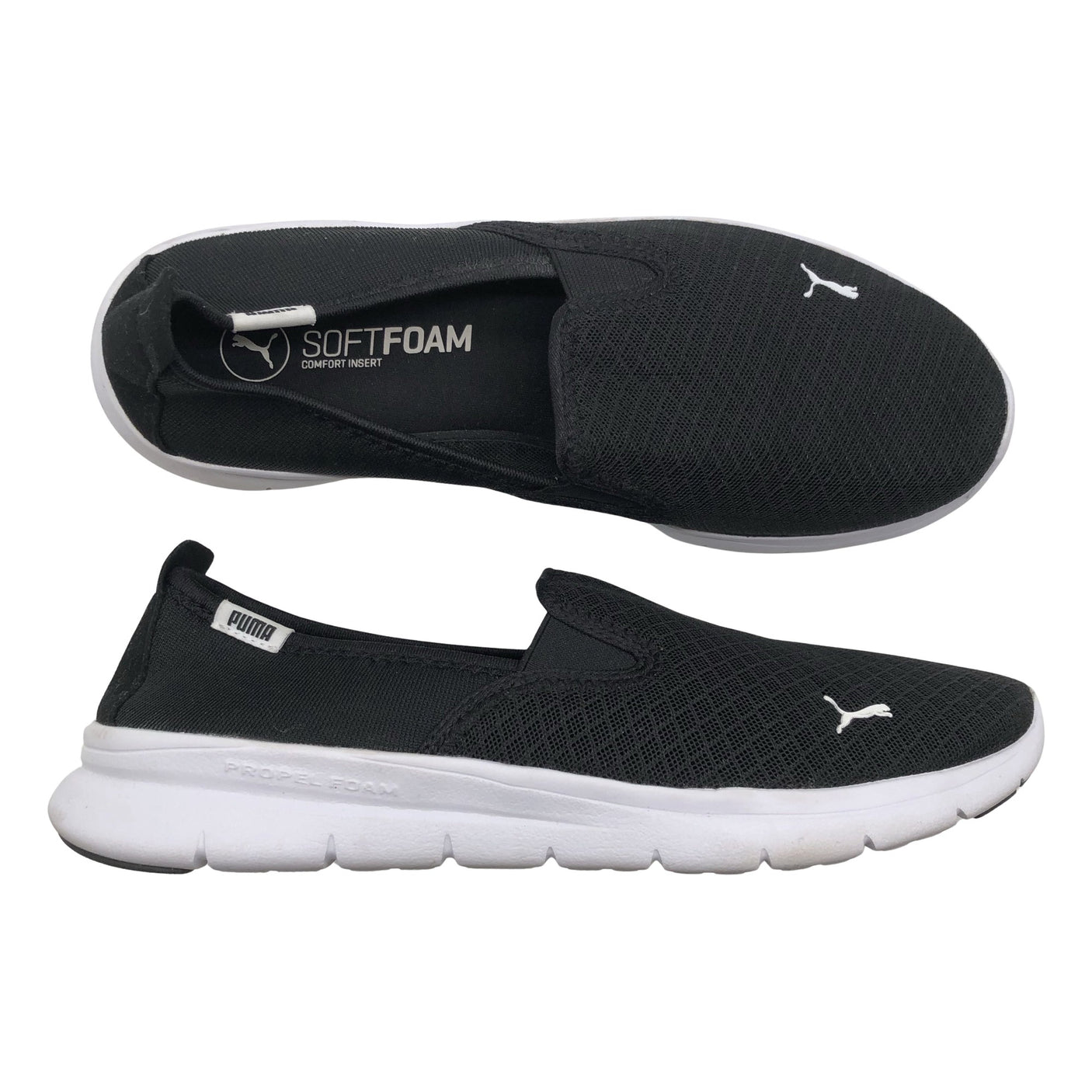Unisex Puma - Casual sneakers, size 40 - Black (1)