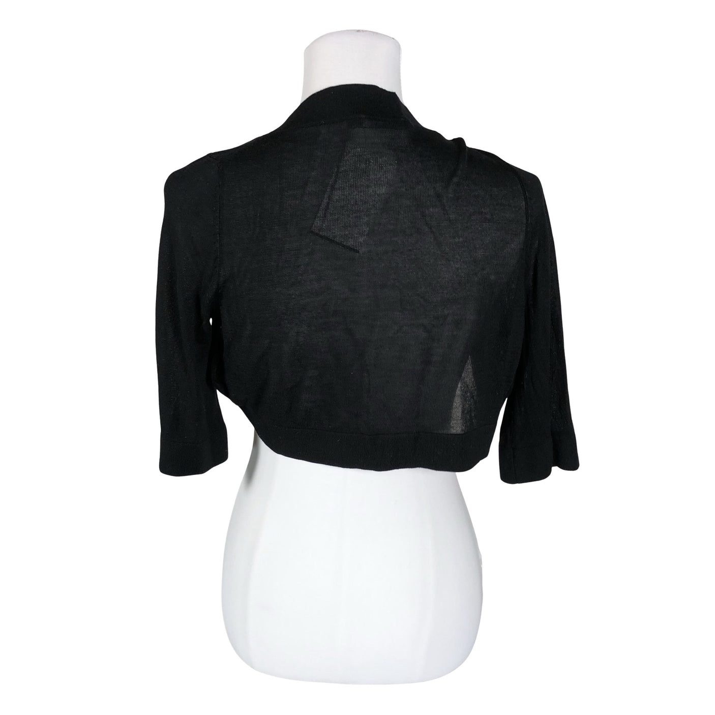 Unisex Your Face - Knit bolero jacket, size 38 - Black (2)
