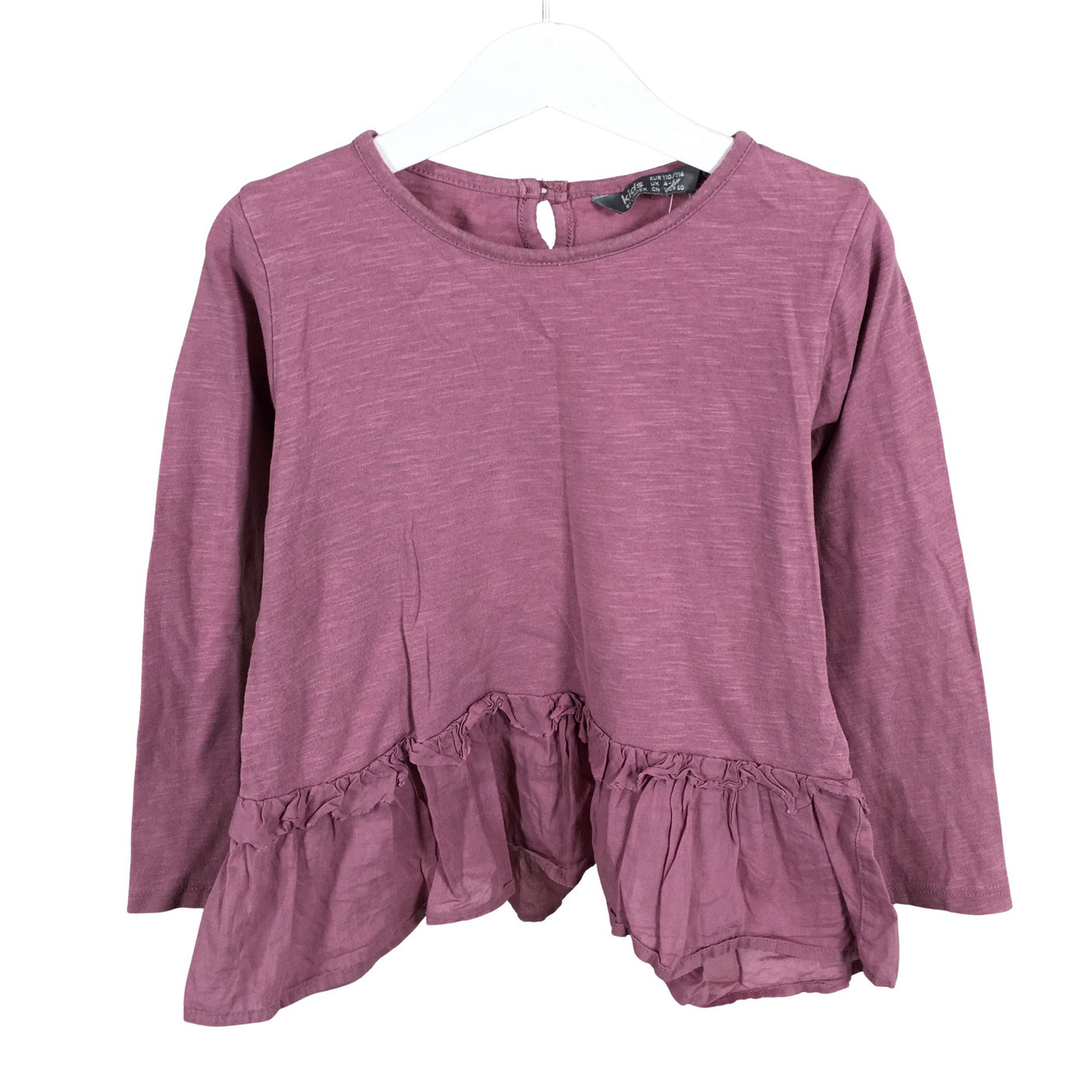 Unisex Lindex - Tricot shirt, size 110 - 116 - Light pink (1)