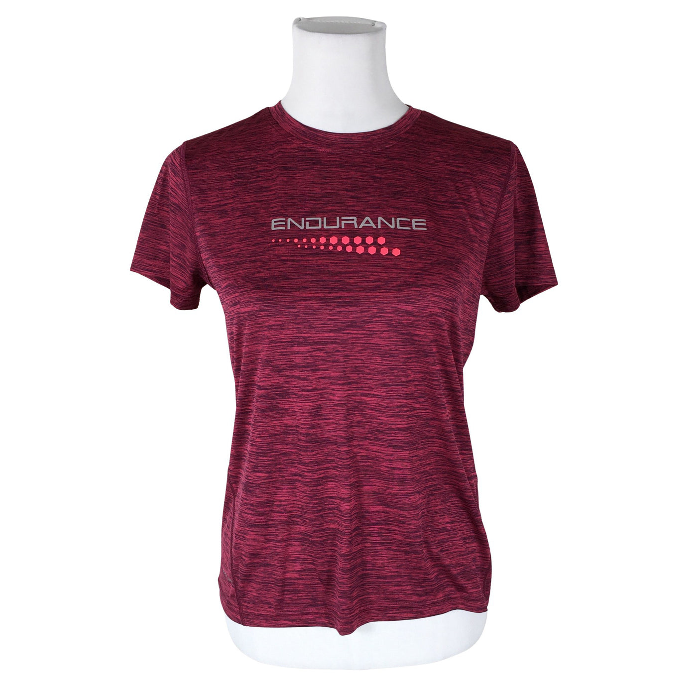 Unisex Endura - Sports shirt, short sleeve, size 38 - Wine red (1)