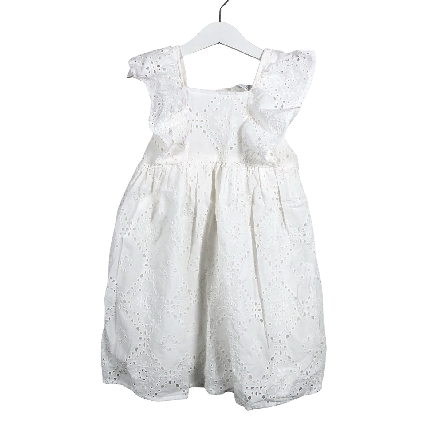 Unisex Lindex - Dress, size 104 - 110 - White (1)