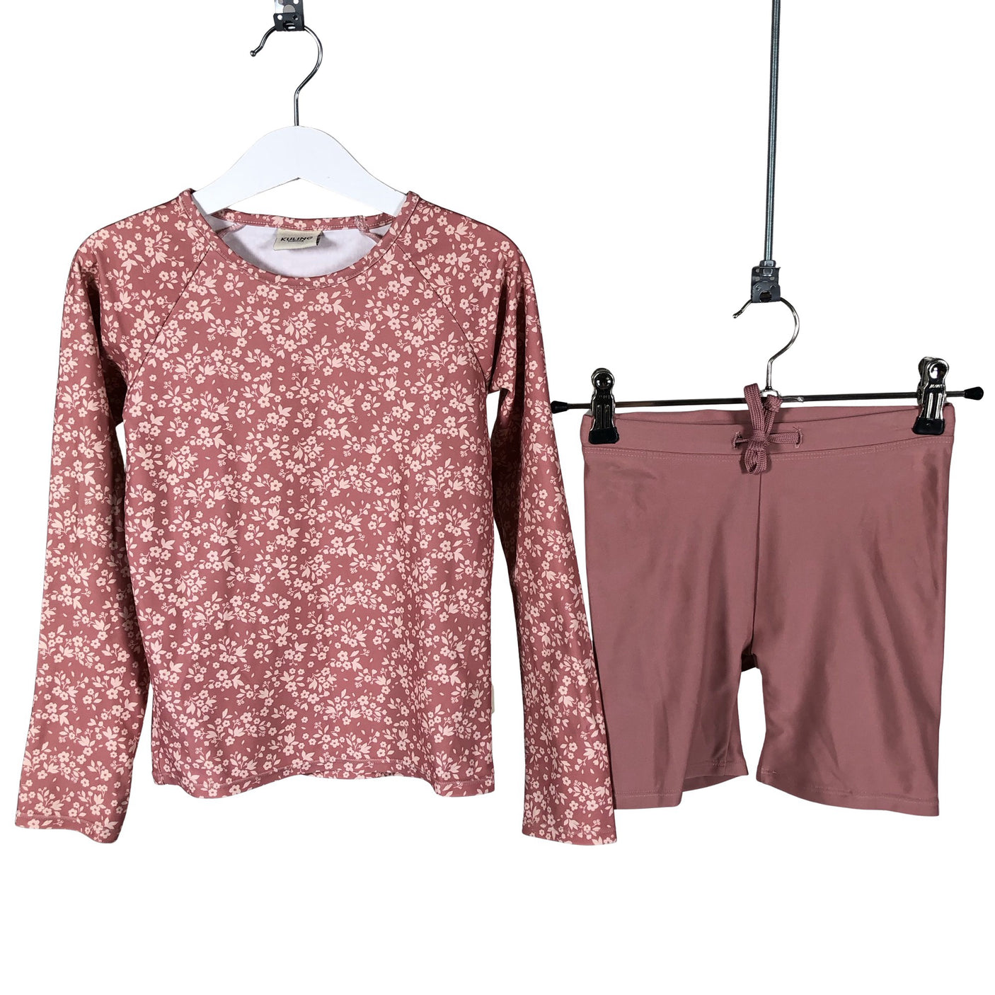 Unisex Kuling - Swim shirt, size 110 - 116 - Light pink (1)